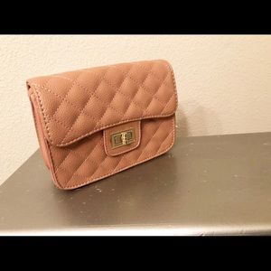 Quilted purse.